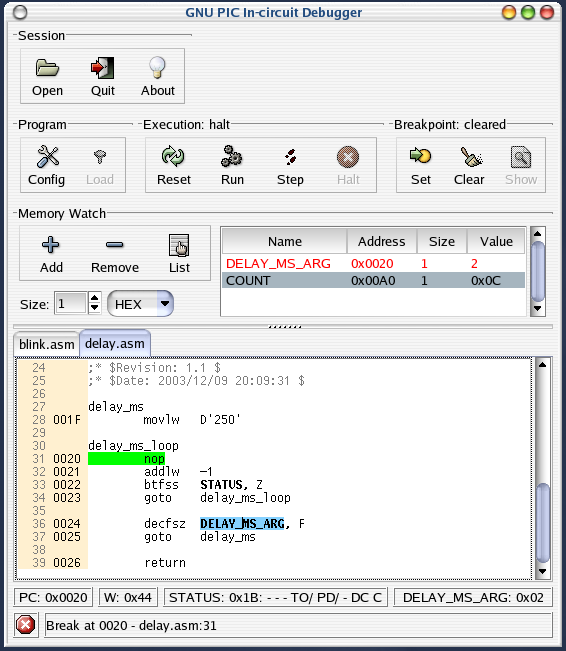 GPICD - Quick Variable Display